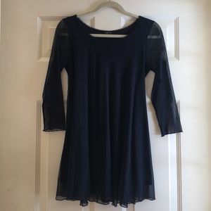 Comfy USA 3/4 sleeve flowy shift dress